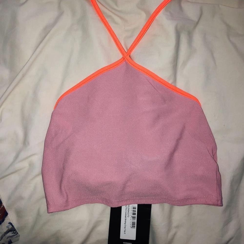 Fashion nova tie neck top
